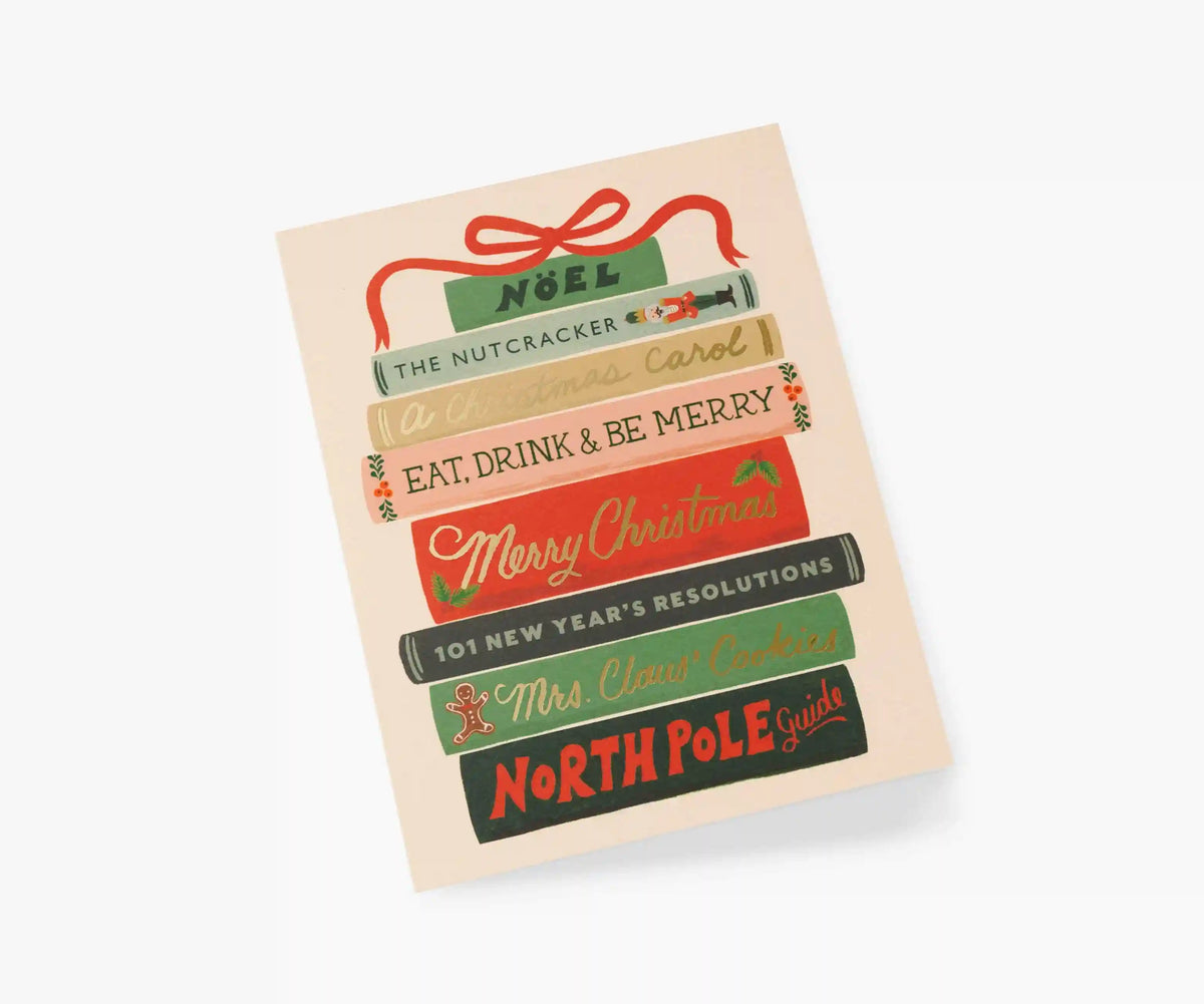 Holiday Books Holiday Card - Single Card