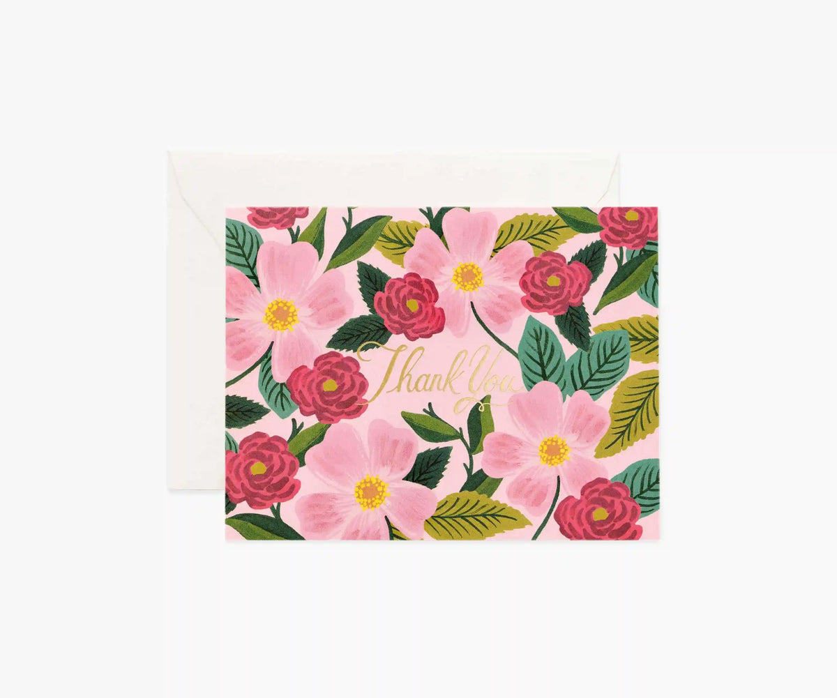 Rose Garden Thank You Cards - Boxed Set