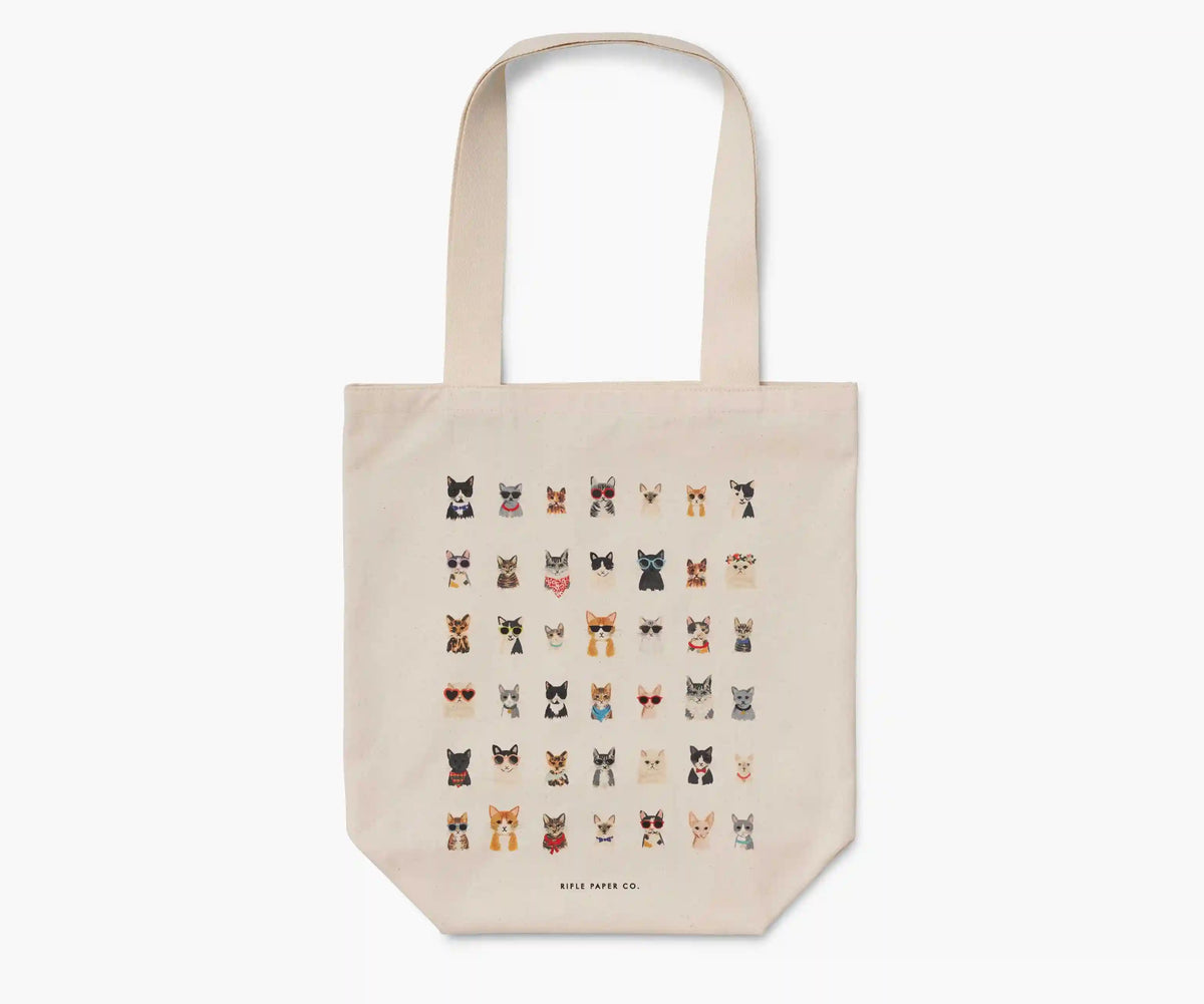 Canvas Tote Bag - Cool Cats