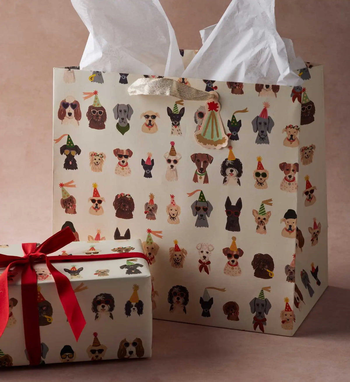 Party Dogs Large Gift Bag
