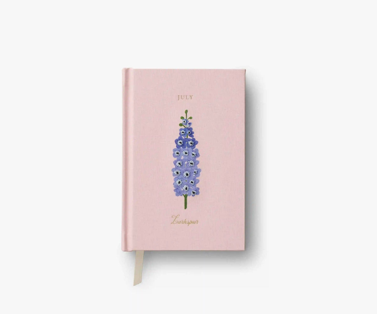 Birth Month Mini Embroidered Journal - July