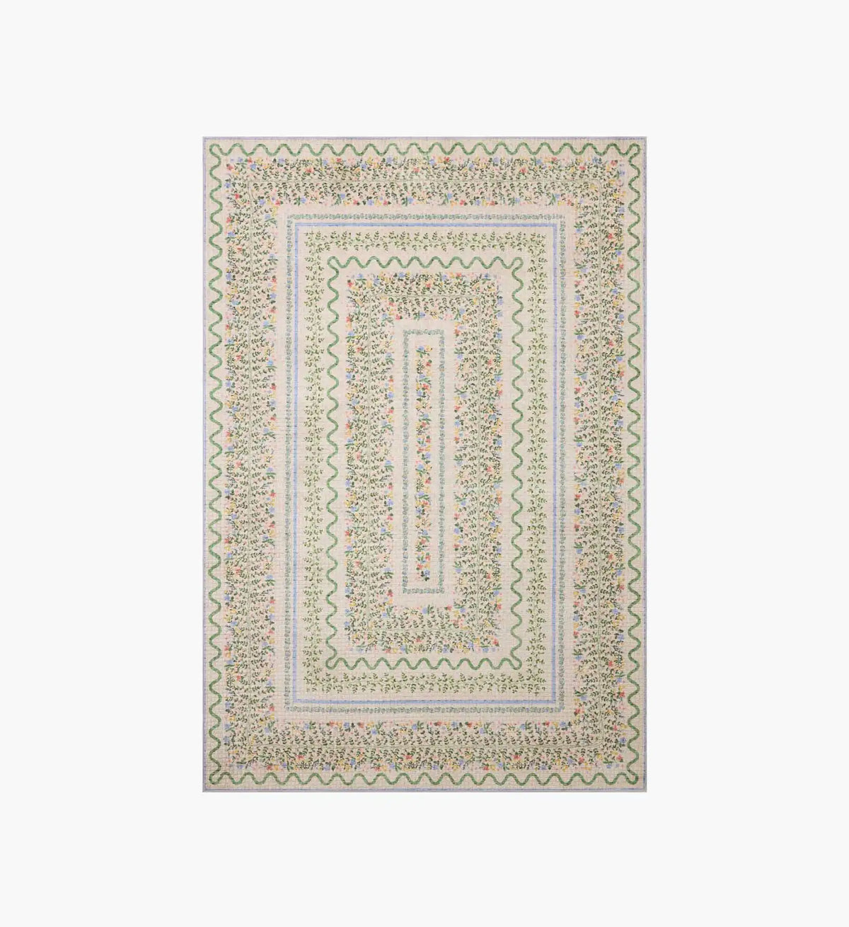 Orchard Wildwood Vines Washable Rug - Ivory