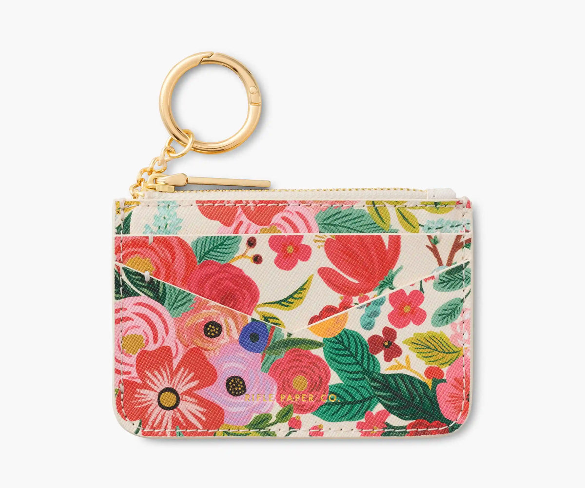 Key Ring Card Case - Garden Party