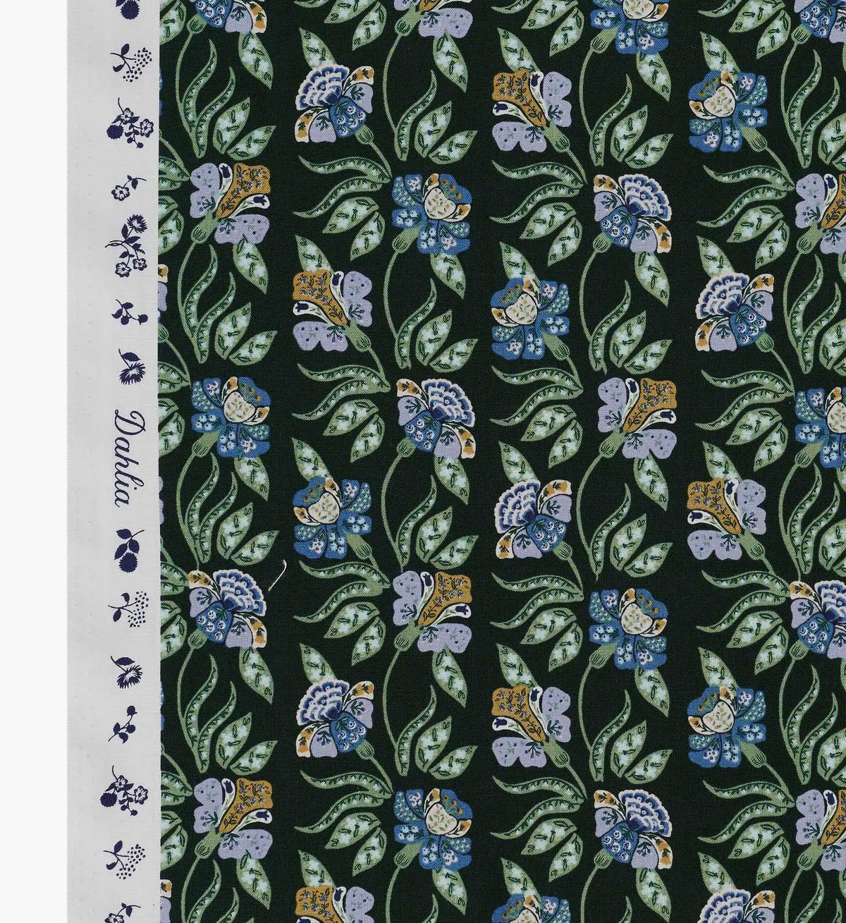Posy Cotton Fabric - Hunter