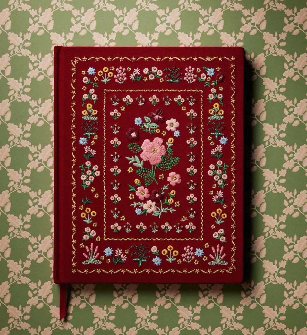 Embroidered Sketchbook - Gemma