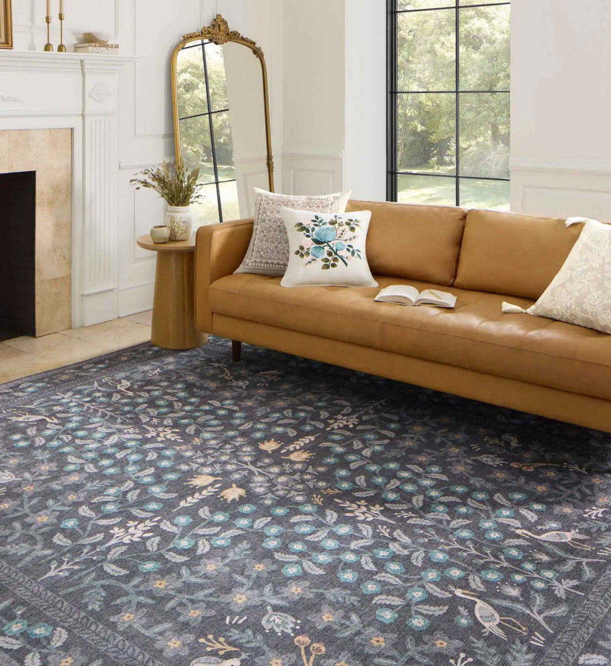 Maison Nightingale Power Loomed Rug - Black