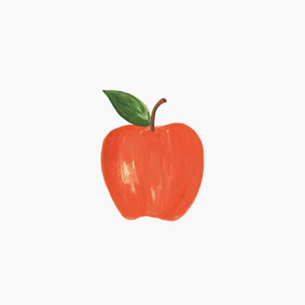 Food & Drink Personalized Stationery  - Apple