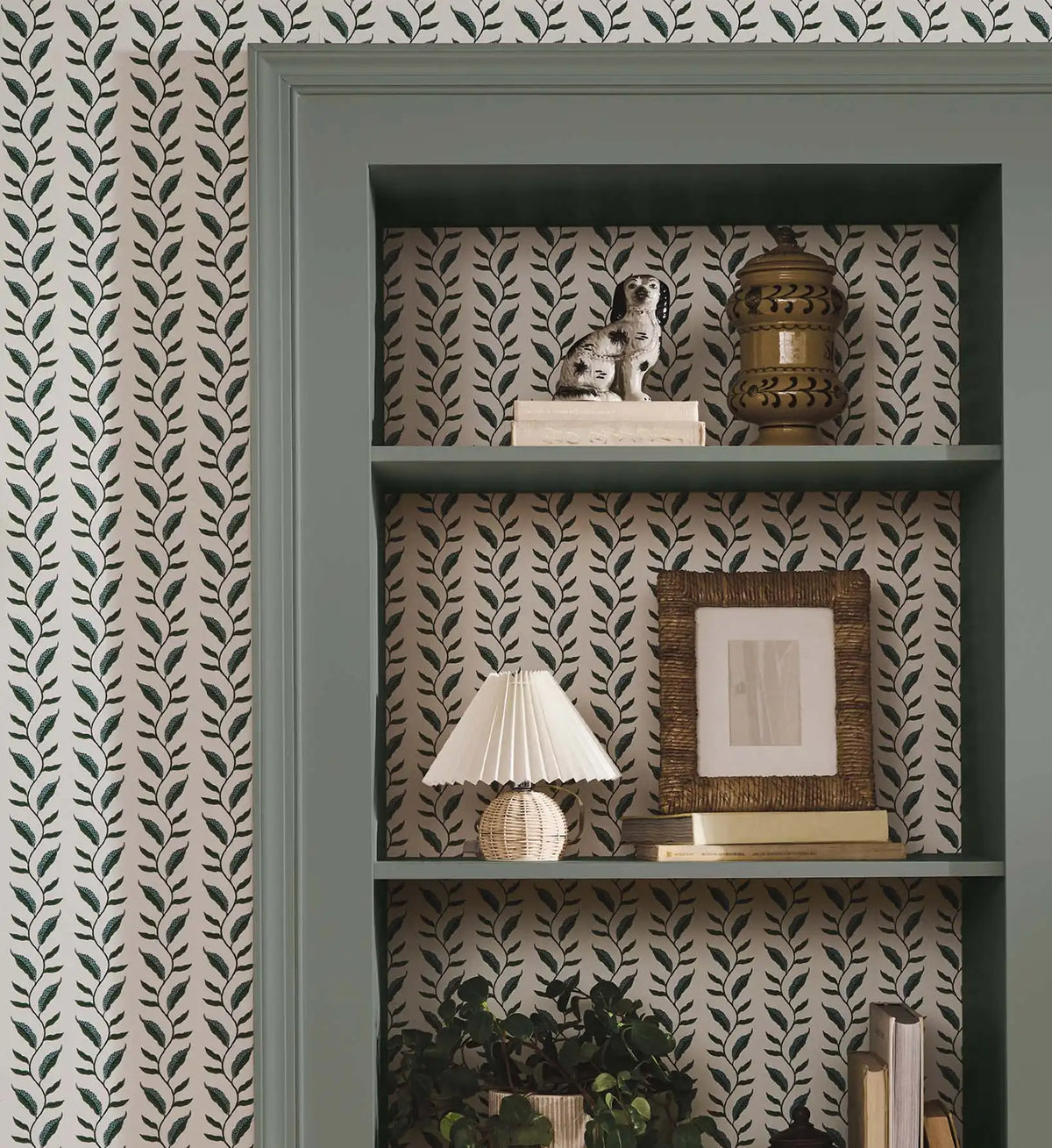 Seagrass Wallpaper Sample - Slate & Linen